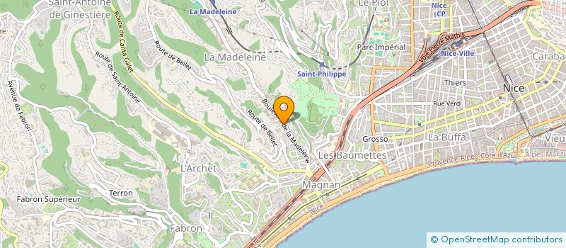 localisation de l'entreprise MONSIEUR JOEL NOIZET à NICE