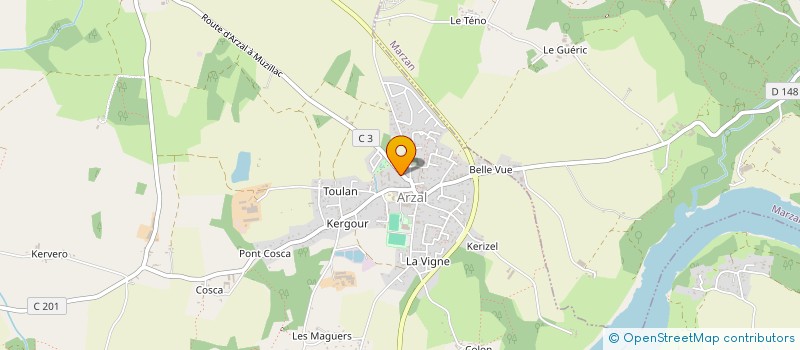 localisation de l'entreprise MONSIEUR JOEL OLLIVIER  ARZAL