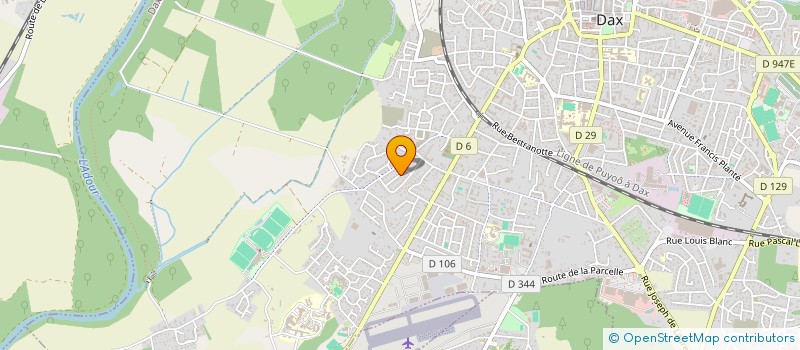 localisation de l'entreprise MONSIEUR JOEL ORTEGA  DAX