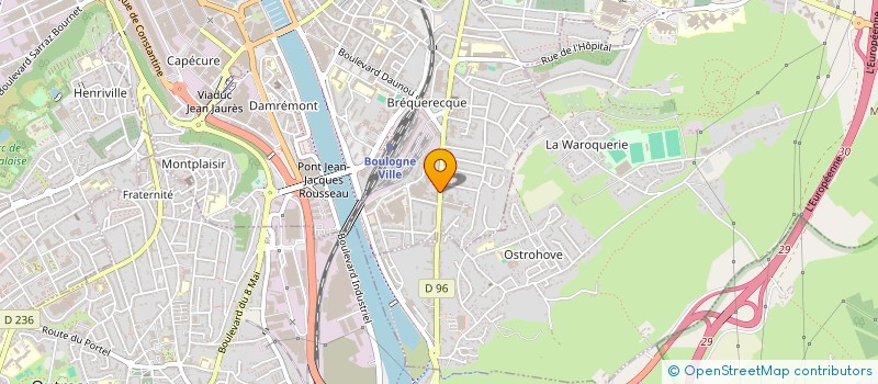 localisation de l'entreprise MONSIEUR JOEL OUDOT  BOULOGNE-SUR-MER