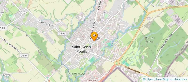 localisation de l'entreprise MONSIEUR JOEL OUEDRAOGO SAIDOU à SAINT-GENIS-POUILLY