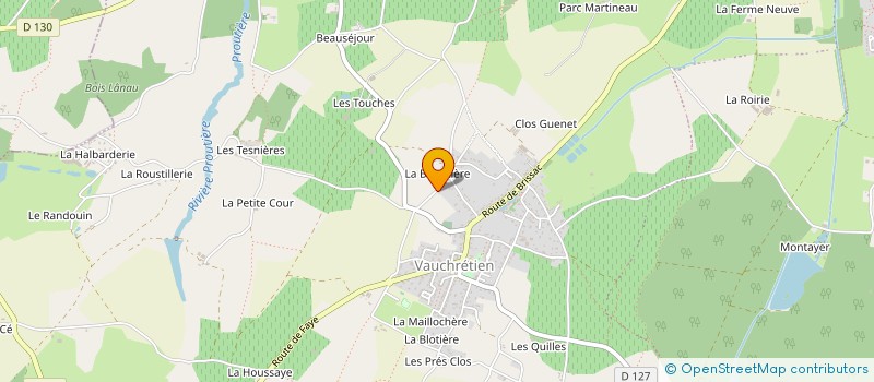 localisation de l'entreprise MONSIEUR JOEL PAGOT à BRISSAC LOIRE AUBANCE