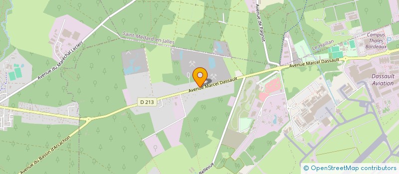 localisation de l'entreprise MONSIEUR JOEL PAILLET à MERIGNAC