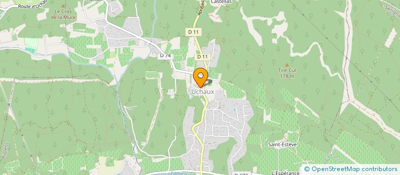 localisation de l'entreprise MONSIEUR JOEL PAILLON  UCHAUX