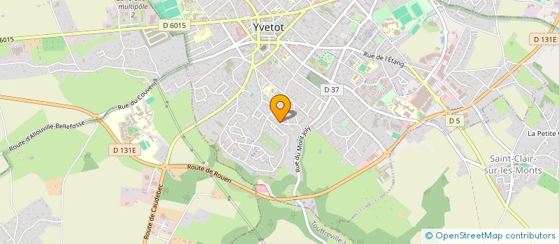 localisation de l'entreprise MONSIEUR JOEL PAIN  YVETOT