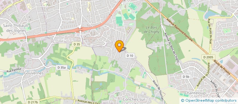 localisation de l'entreprise MONSIEUR JOEL PALASSE  CONCHES-SUR-GONDOIRE