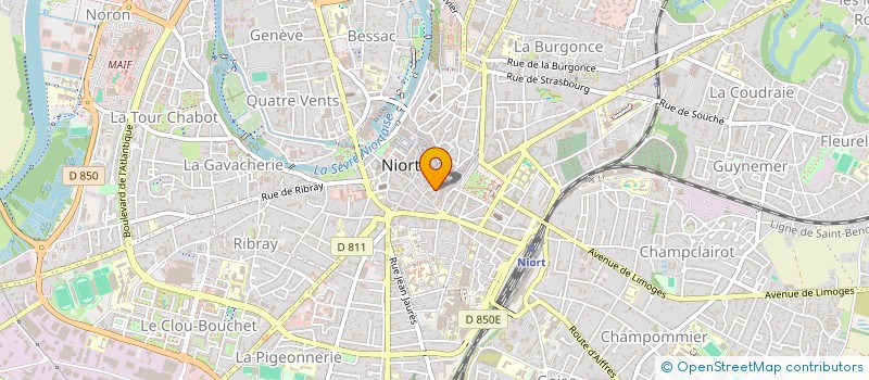 localisation de l'entreprise MONSIEUR JOEL PALISSER à NIORT