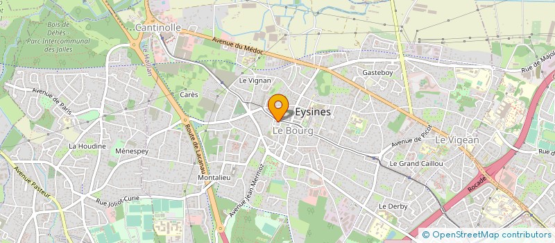 localisation de l'entreprise MONSIEUR JOEL PARANTEAU  EYSINES