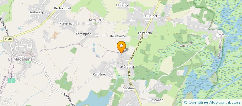 localisation de l'entreprise MONSIEUR JOEL PARESSANT  GUERANDE