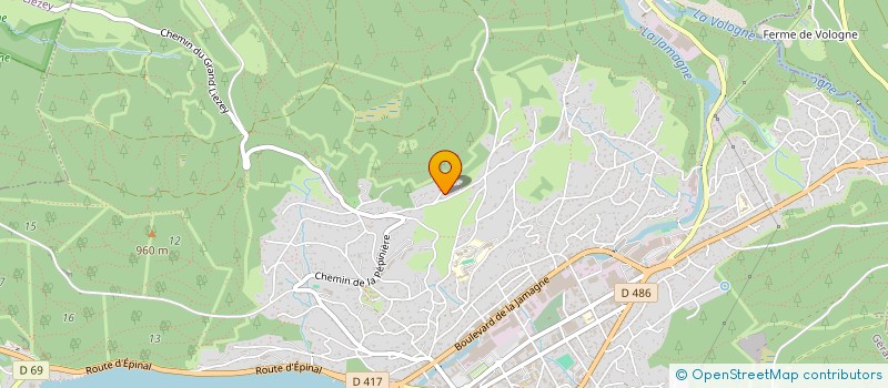 localisation de l'entreprise MONSIEUR JOEL PARTAGE  GERARDMER