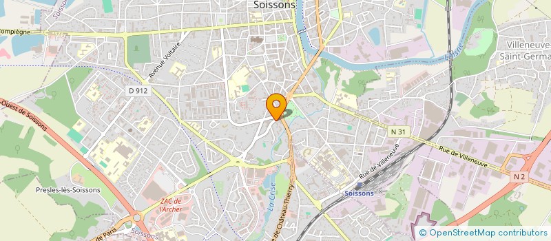 localisation de l'entreprise MONSIEUR JOEL PASQUIER à SOISSONS
