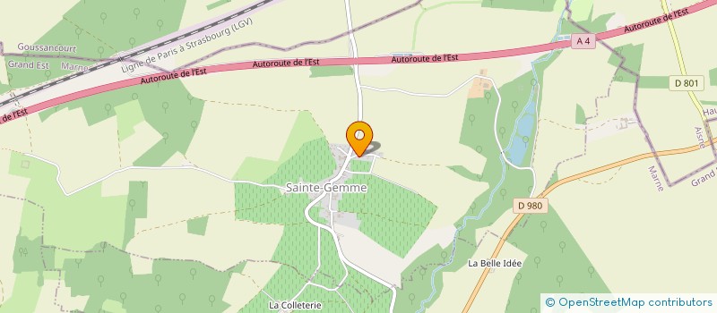 localisation de l'entreprise MONSIEUR JOEL PATRAN  SAINTE-GEMME