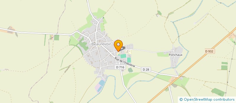 localisation de l'entreprise MONSIEUR JOEL PATTE  BEAUREVOIR