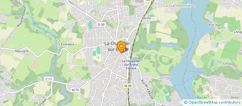 localisation de l'entreprise MONSIEUR JOEL PELLETIER  LA CHAPELLE-SUR-ERDRE