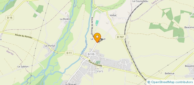 localisation de l'entreprise MONSIEUR JOEL PELLETINGEAS  SAINT-AMANT-DE-BOIXE