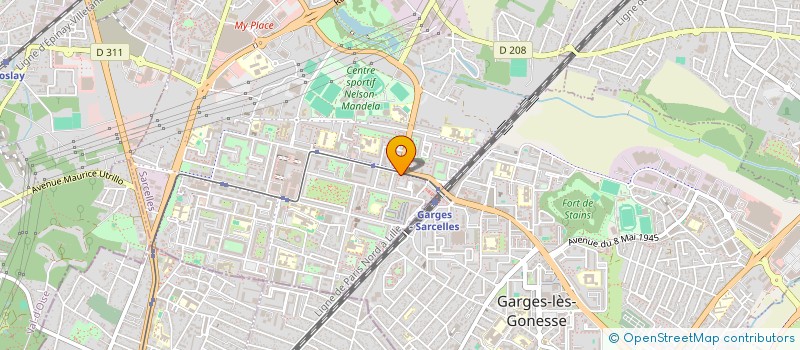localisation de l'entreprise MONSIEUR JOEL PELMAR à SARCELLES