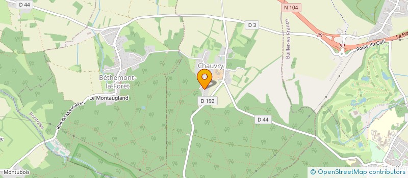 localisation de l'entreprise MONSIEUR JOEL PEROD à CHAUVRY