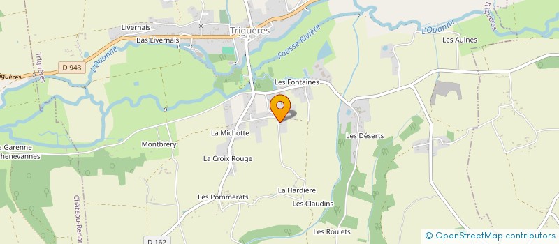 localisation de l'entreprise MONSIEUR JOEL PERREAU  TRIGUERES
