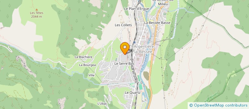 localisation de l'entreprise MONSIEUR JOEL PERRICOURT  L'ARGENTIERE-LA-BESSEE