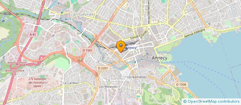 localisation de l'entreprise MONSIEUR JOEL PERRON  ANNECY