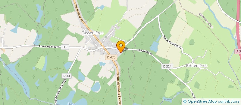 localisation de l'entreprise MONSIEUR JOEL PETITJEAN  TASSENIERES