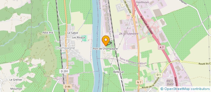 localisation de l'entreprise MONSIEUR JOEL PHILIPPOT  SAINT-RAMBERT-D ALBON