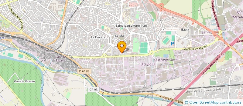 localisation de l'entreprise MONSIEUR JOEL PICANAL  BEZIERS