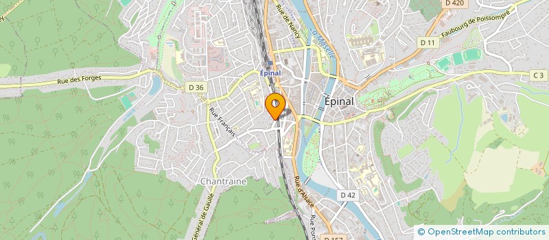 localisation de l'entreprise MONSIEUR JOEL PIERRAT à EPINAL