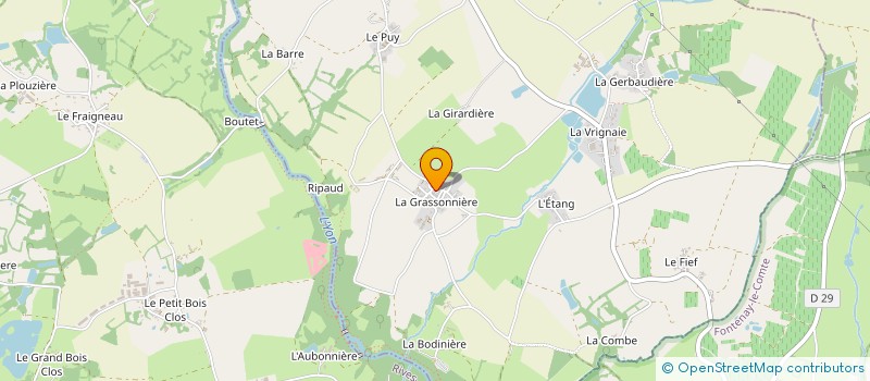 localisation de l'entreprise MONSIEUR JOEL PILLET à LE TABLIER