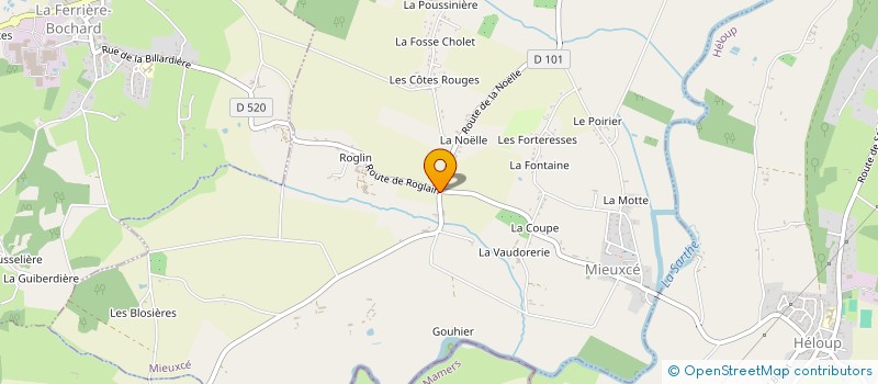 localisation de l'entreprise MONSIEUR JOEL PINSON à MIEUXCE
