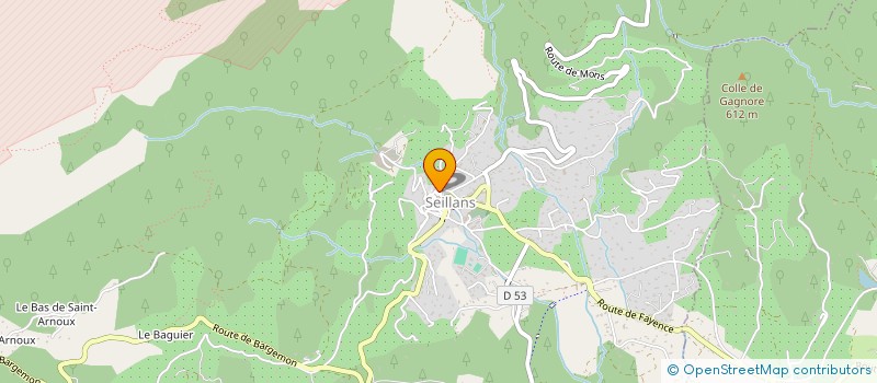 localisation de l'entreprise MONSIEUR JOEL PIQUEMAL-BARON  SEILLANS
