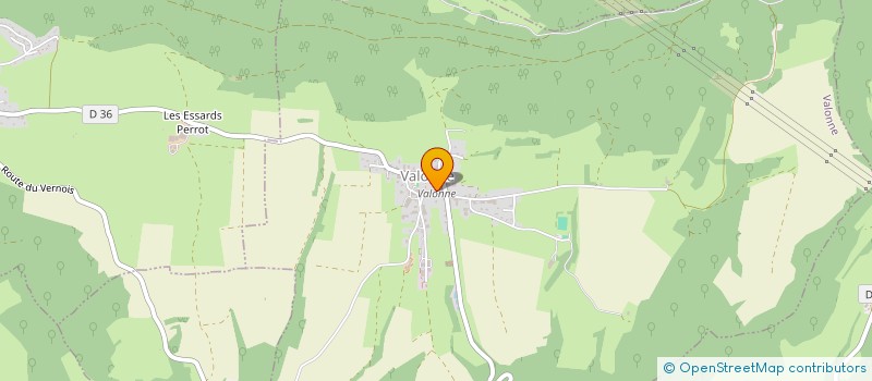 localisation de l'entreprise MONSIEUR JOEL PIQUEREY  VALONNE