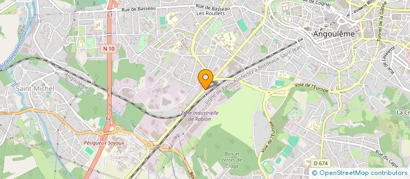 localisation de l'entreprise MONSIEUR JOEL PLAIRE à ANGOULEME