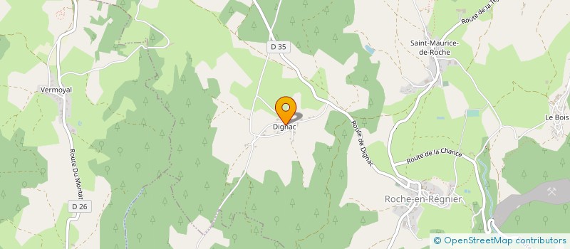 localisation de l'entreprise MONSIEUR JOEL PORPORA  SAINT-PIERRE-DU-CHAMP