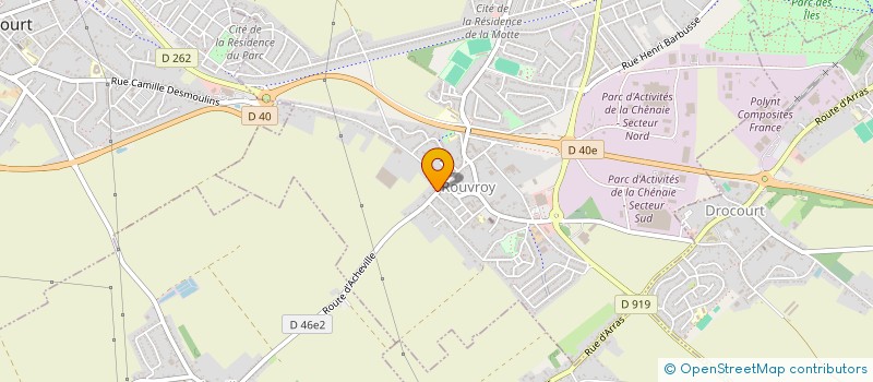 localisation de l'entreprise MONSIEUR JOEL POULIN  ROUVROY