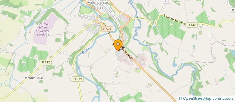 localisation de l'entreprise MONSIEUR JOEL POURQUET  VALENCE-SUR-BAISE