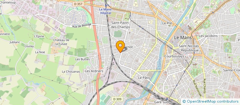 localisation de l'entreprise MONSIEUR JOEL PRESSOIR à LE MANS