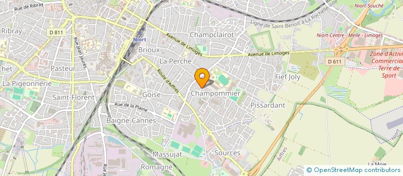 localisation de l'entreprise MONSIEUR JOEL PROUST  NIORT