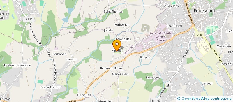 localisation de l'entreprise MONSIEUR JOEL QUEMERE  BENODET