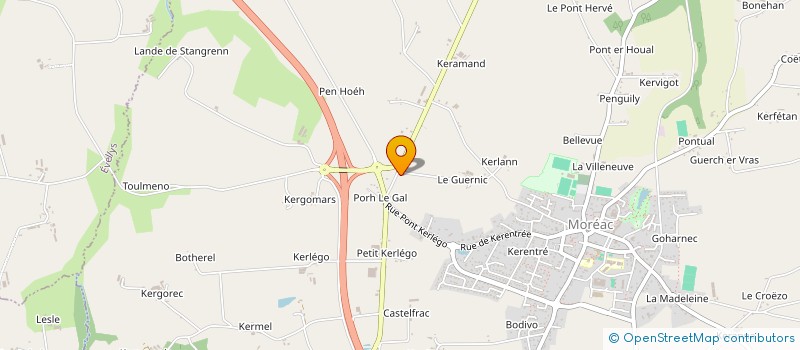 localisation de l'entreprise MONSIEUR JOEL QUERO  MOREAC