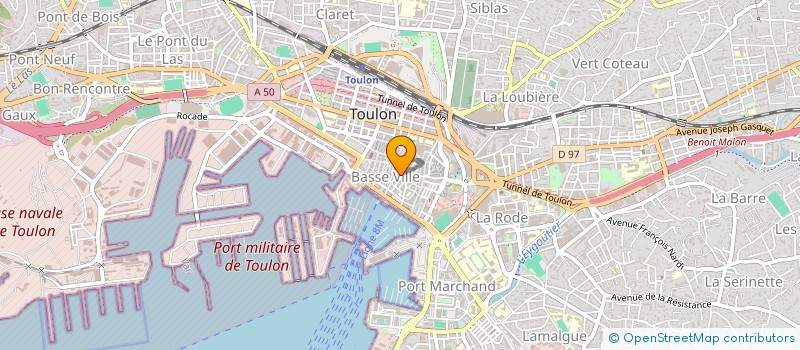 localisation de l'entreprise MONSIEUR JOEL QUEYREL  TOULON
