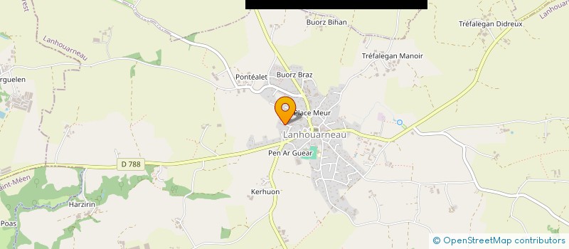 localisation de l'entreprise MONSIEUR JOEL QUIVIGER  LANHOUARNEAU