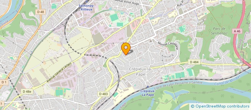 localisation de l'entreprise MONSIEUR JOEL RADJOUKI  RILLIEUX-LA-PAPE