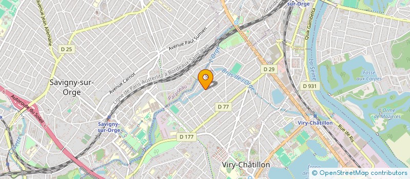 localisation de l'entreprise MONSIEUR JOEL RAGOT à VIRY-CHATILLON