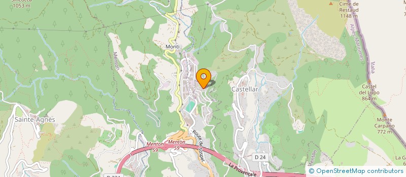 localisation de l'entreprise MONSIEUR JOEL RAINERI  MENTON