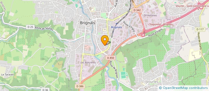 localisation de l'entreprise MONSIEUR JOEL RAKOTONINDRAINY-FELIX  BRIGNAIS