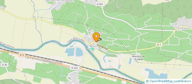 localisation de l'entreprise MONSIEUR JOEL RAMILLON  CUCHERY