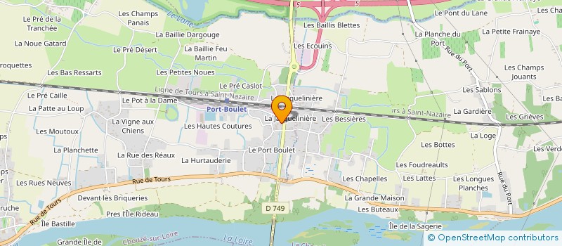 localisation de l'entreprise MONSIEUR JOEL RAPICAULT  CHOUZE-SUR-LOIRE