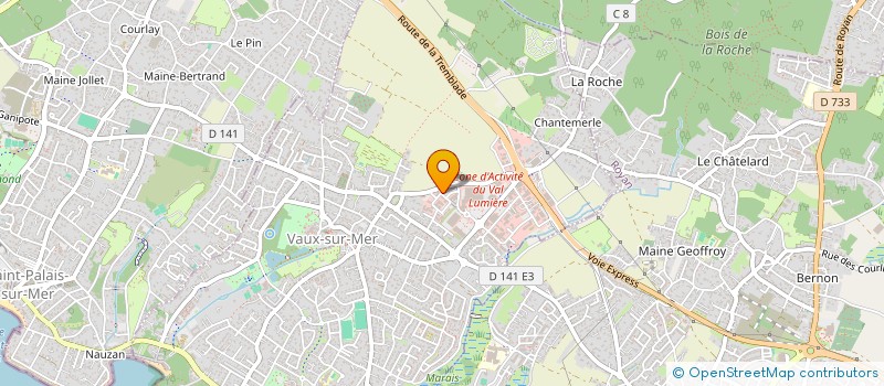 localisation de l'entreprise MONSIEUR JOEL RASSCHAERT  VAUX-SUR-MER