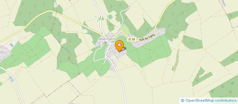 localisation de l'entreprise MONSIEUR JOEL RAULET  ALLEMANT